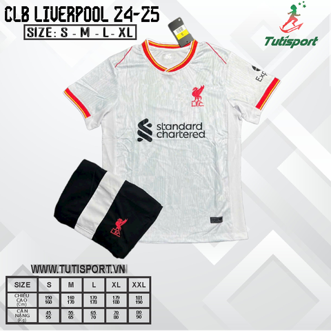 Bóng Đá Liverpool Trắng mùa 24/25