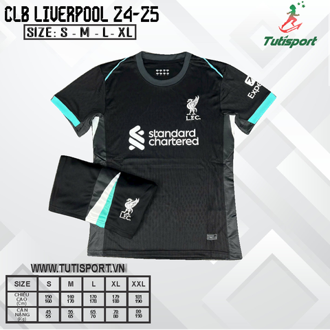 Bóng Đá Liverpool Đen mùa 24/25