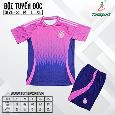 Áo Bóng Đá Đội Tuyển Đức Hồng Euro 2024