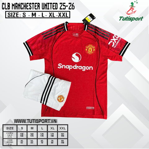 Quần Áo Bóng Đá Manchester United Đỏ mùa 25/26