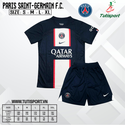 Áo Bóng Đá CLB Paris Saint Germain Tím Than 2022-2023