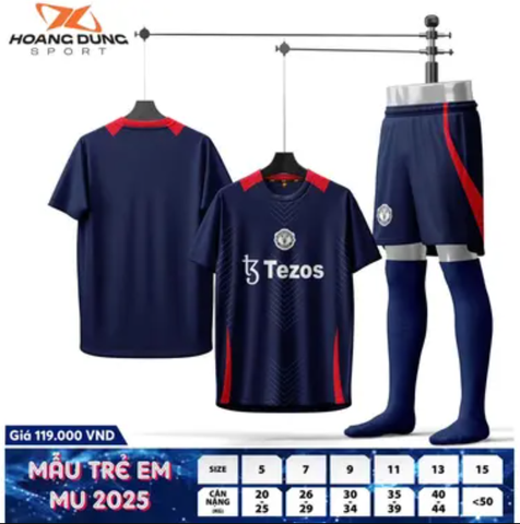 QA MANCHESTER UNITED TRẺ EM XANH 25/26
