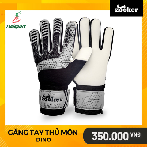Găng Tay Thủ Môn Zocker Gloves Dino Xám