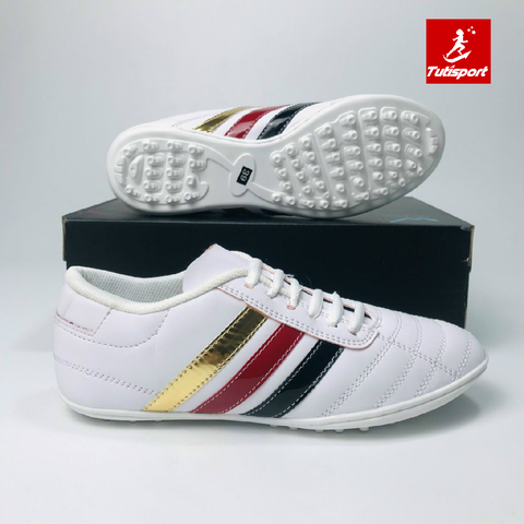 Giày đá bóng CT3 Loại 1 Trắng Sọc 3 Màu