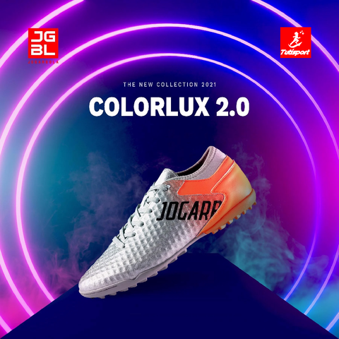 Giày đá bóng Jogarbola Colorlux 2.0 Bạc Cam