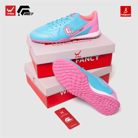 Giày đá bóng Wika Fancy Xanh Hồng