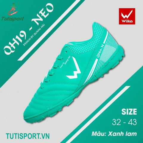 Giày đá bóng Wika QH19 NEO Quang Hải Xanh Lam