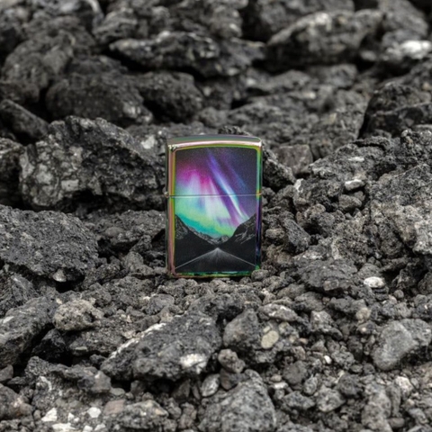 Bật Lửa ZIPPO - Classic - Aurora Road Design (Cực Quang)