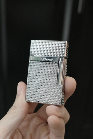 Bật Lửa Derui - Bạc - Phiên Bản Chấm Bi