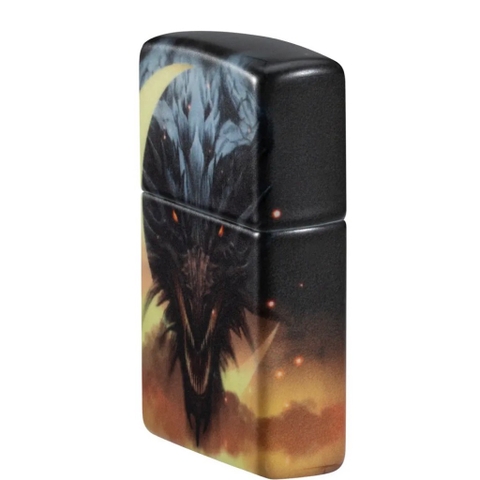 Bật Lửa ZIPPO - Classic - Dragon Design ( Rồng Trăng Premium)