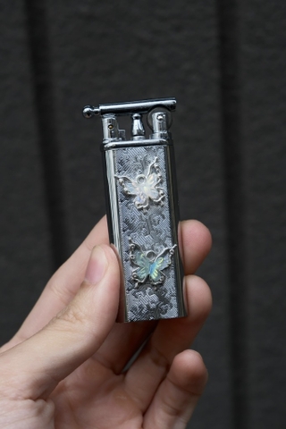 Hoa Văn - 2 Bướm Mini Xanh Hồng