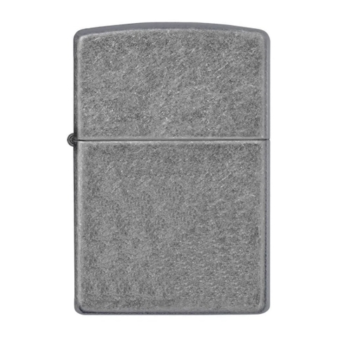 Bật Lửa ZIPPO - Classic - Antique Silver Plate (Bạc Bụi)