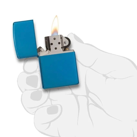 Bật Lửa ZIPPO - Classic - High Polish Blue (Xanh Saphire Trơn)