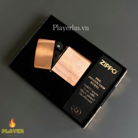 Zippo -Classic - Solid Copper (Đồng đỏ)