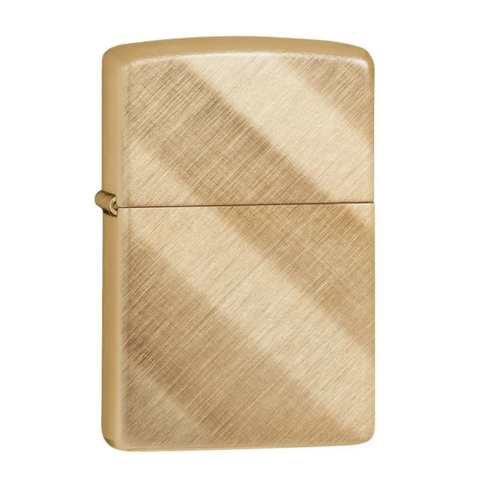 Bật Lửa ZIPPO - Classic - Diagonal Weave Brass (Vàng Phay Xéo)
