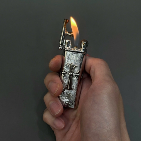 Bật Lửa ChromeHeart Thánh Giá - BST 2025 - Bạc