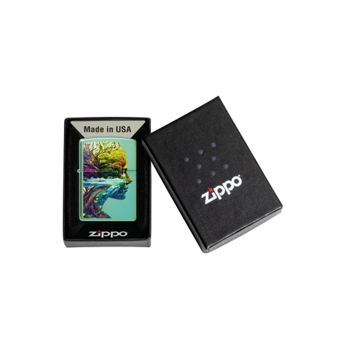 Bật Lửa ZIPPO - Classic - One with Nature Design (Mẹ Thiên Nhiên)