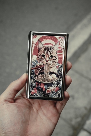 Box Kim Loại - Phiên bản Mèo ăn mì