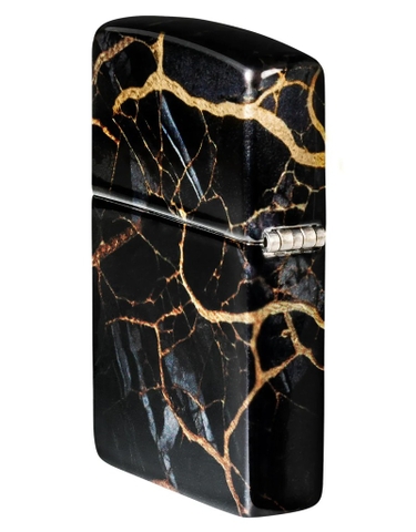 Bật Lửa ZIPPO - Classic - Fusion Marble Design ( Vân Đá Đen)