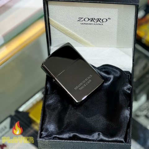Zorro - Titanium Đen Bóng - Phiên bản 902S Vỏ Siêu Dày