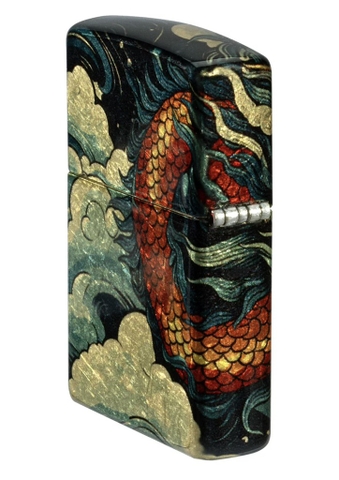 Bật Lửa ZIPPO - Classic - Dragon Fusion Design ( Rồng Xanh Sơn Mài Premium)