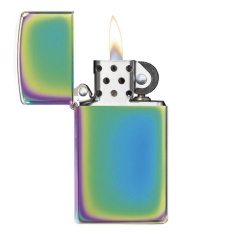 Bật Lửa ZIPPO - Slim® Multi Color ( Tím Titan)