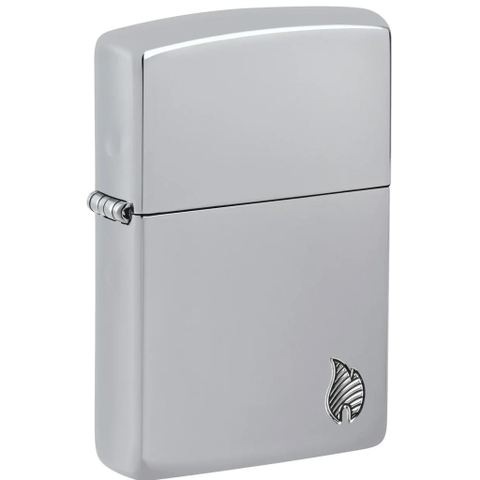 Bật Lửa ZIPPO - Armor®-Chrome Flame Design (Bạc)