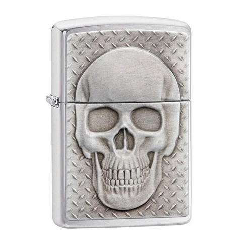 Bật Lửa ZIPPO - Classic - Skull with Brain Surprise (Đầu Lâu Bạc)