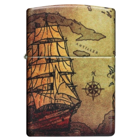 Bật Lửa ZIPPO - Classic -Pirate Ship Design -540 Fusion (Thuyền Hải Tặc)