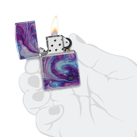 Bật Lửa ZIPPO - Classic - Universe Astro Design (Loang Vân Tím)