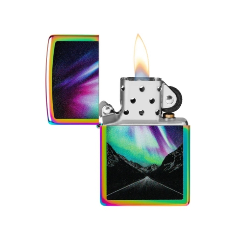 Bật Lửa ZIPPO - Classic - Aurora Road Design (Cực Quang)