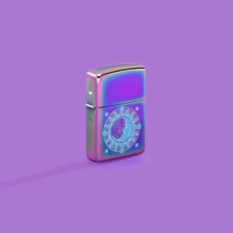 Bật Lửa ZIPPO - Classic - Sun Design ( Mặt Trời Bảy Màu )