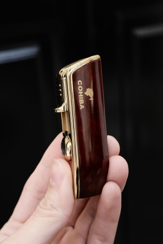 Khò Cohiba- Đỏ Mận Viền Vàng- Phiên Bản 3 Tia