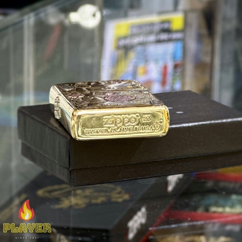 Zippo Armor Mèo Thần Tài - Phiên Bản Độ Châu Á