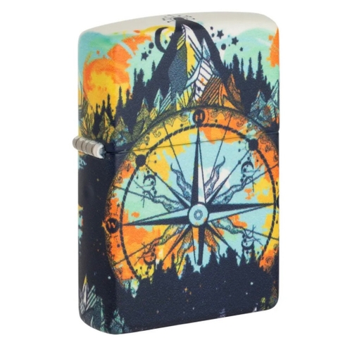 Bật Lửa ZIPPO - Classic - Compass Design (La Bàn Sơn)