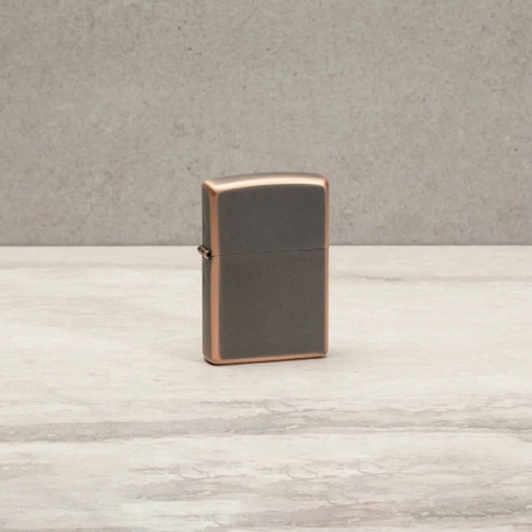 Bật Lửa ZIPPO - Classic - Rustic Bronze (Ghi Viền Nâu)