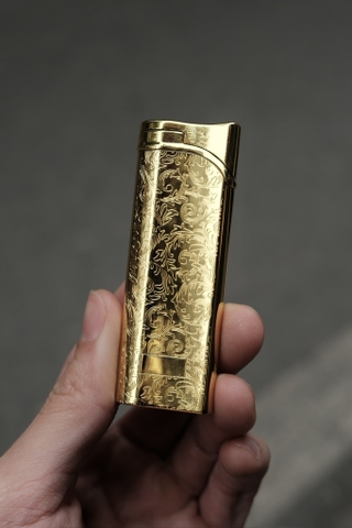 Khò 1 Tia Hoa Văn - Ô Chữ Nhật - Vàng Bóng