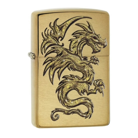 Bật Lửa ZIPPO - Classic - Dragon Design (Rồng Vàng In Sơn)- Z83
