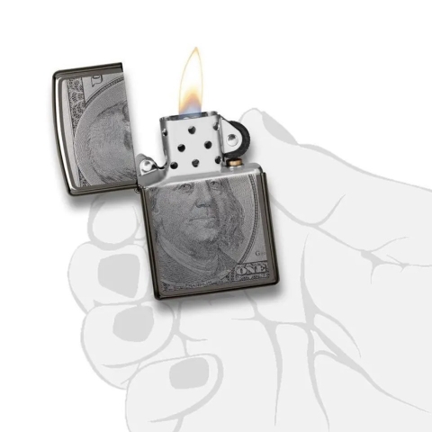 Bật Lửa ZIPPO - Classic - Currency Design (Dollar) - Z82