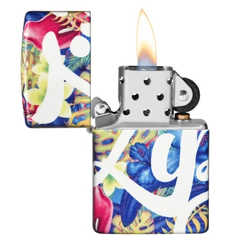 Bật Lửa ZIPPO - Classic - Design (Hoa Lá Sơn)