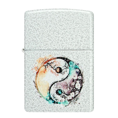 Bật Lửa ZIPPO - Classic - Floral Yin and Yang Design ( Âm Dương Phong Cảnh)