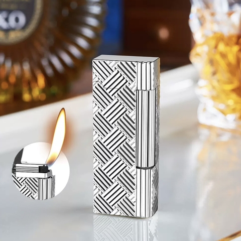 DUNHILL - Bạc Sọc Chéo Đan Len - Phiên bản DERUI
