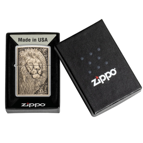 Bật Lửa ZIPPO - Classic -Lion Emblem  (Sư Tử Nổi)