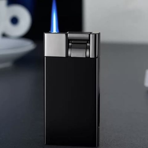 Bật Lửa Khò - Slim Đen - Phiên Bản Viền Đen