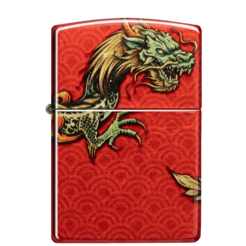 Bật Lửa ZIPPO - Classic - Oriental Dragon 540 Fusion ( Rồng Đỏ Premium)