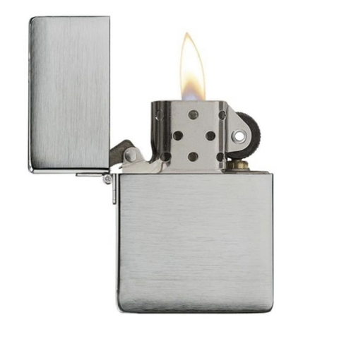 Bật Lửa ZIPPO - 1935.25 - Replica Brushed Chrome ( Bản  Ngoài)