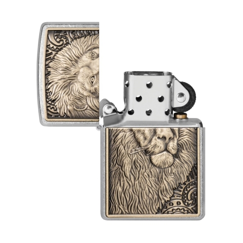 Bật Lửa ZIPPO - Classic -Lion Emblem  (Sư Tử Nổi)