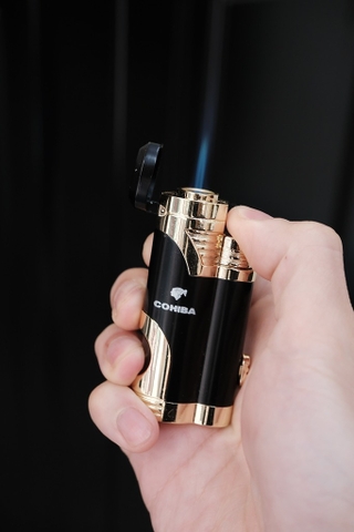 Khò Cohiba- Dáng ống Đen Lì- Phiên Bản 2 Tia