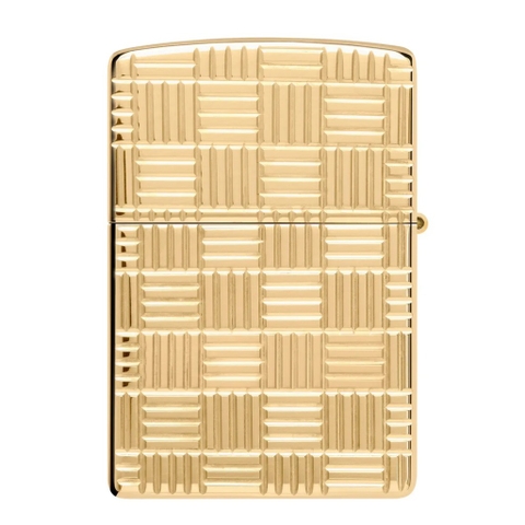 Bật Lửa ZIPPO - Armor®-High Polish Brass Flame Design (Vàng)