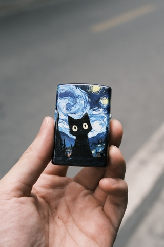 Zorro -Vangoh Cat Black ( Mèo đen) - Phiên bản Sơn Tĩnh Điện